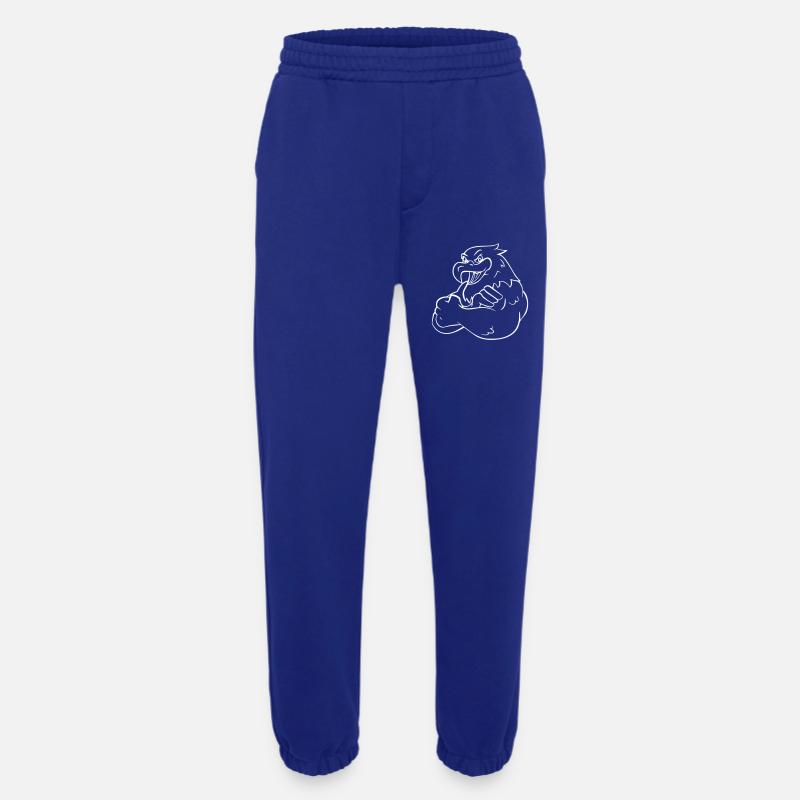 Comic Eagle - Design - Heavyweight Jogging Pants - made by SPREAD  - Iconic Blue