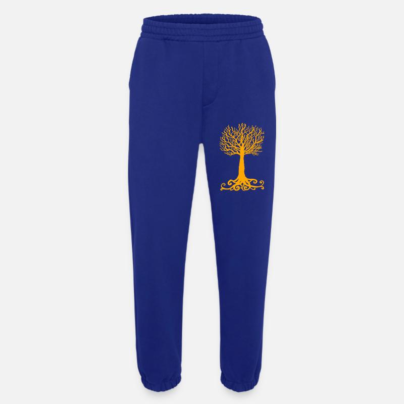 yellow tree - Heavyweight Jogging Pants - made by SPREAD  - Iconic Blue