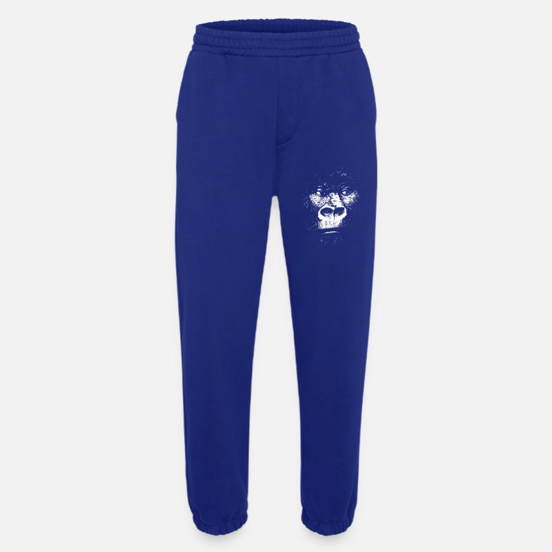 Expressionist Monkey Illustration, Gorilla - Heavyweight Jogging Pants - made by SPREAD  - Iconic Blue