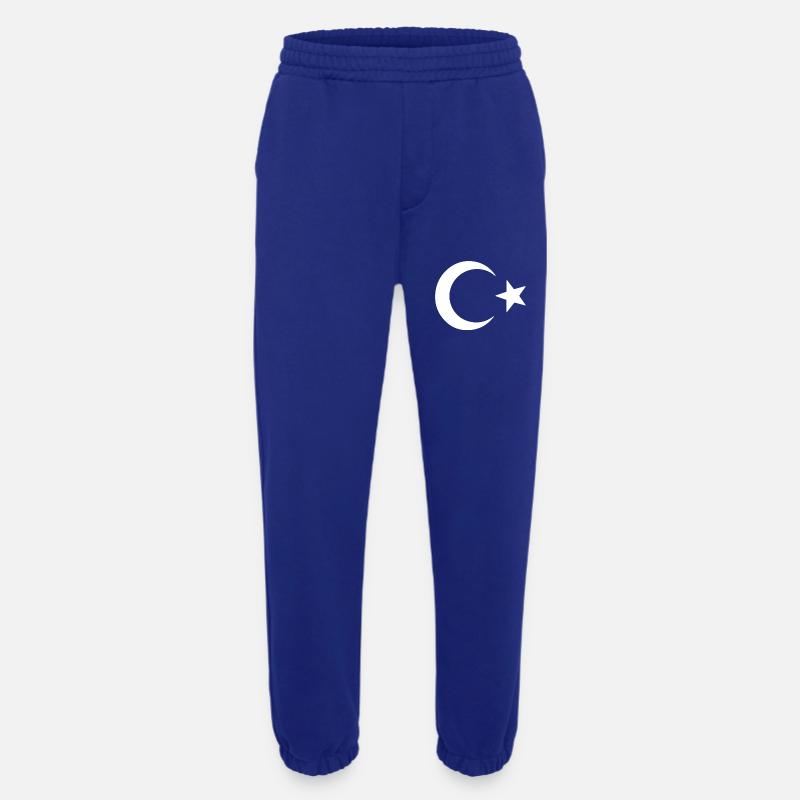 Pride and Tradition – Turkey Flag - Heavyweight Jogging Pants - made by SPREAD - Iconic Blue