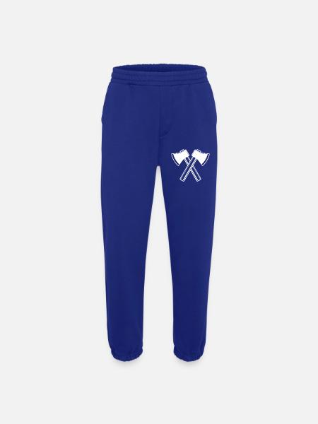 Axe Axes Lumberjack Forester - Heavyweight Jogging Pants - made by SPREAD  - Iconic Blue