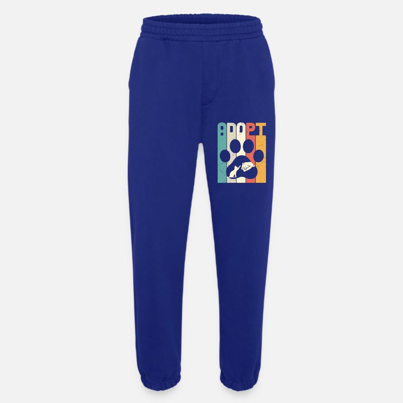 Adopt Cat - Heavyweight Jogginghose - made by SPREAD  - Iconic Blue