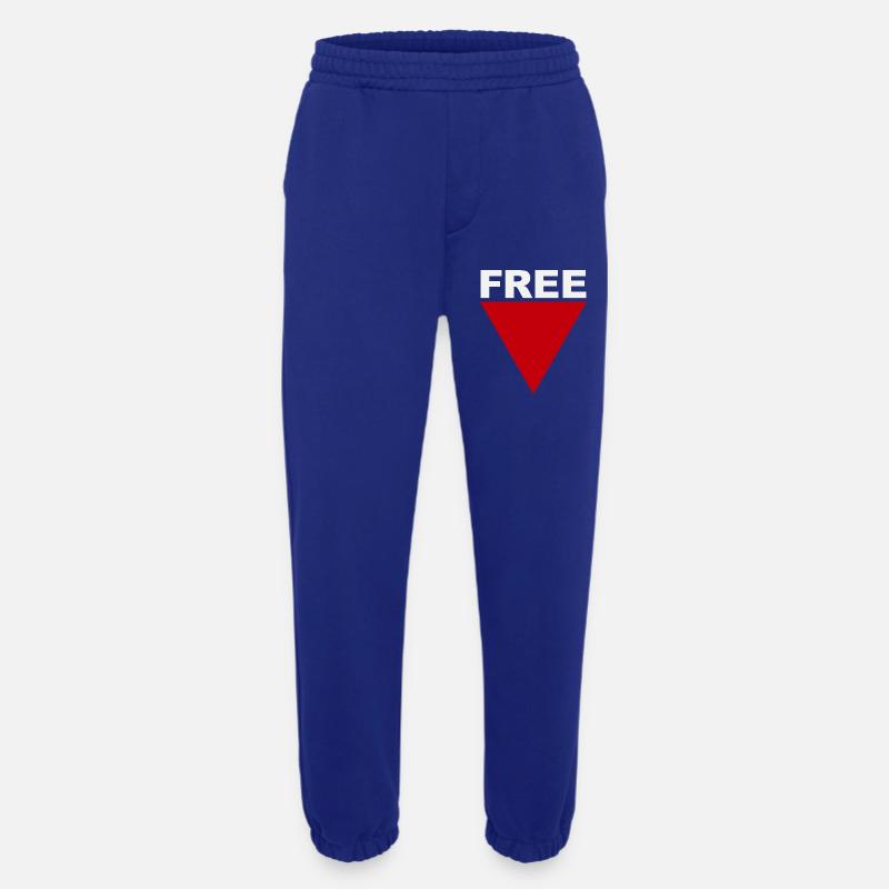 Freefall Bold Triangle - Heavyweight Jogging Pants - made by SPREAD - Iconic Blue