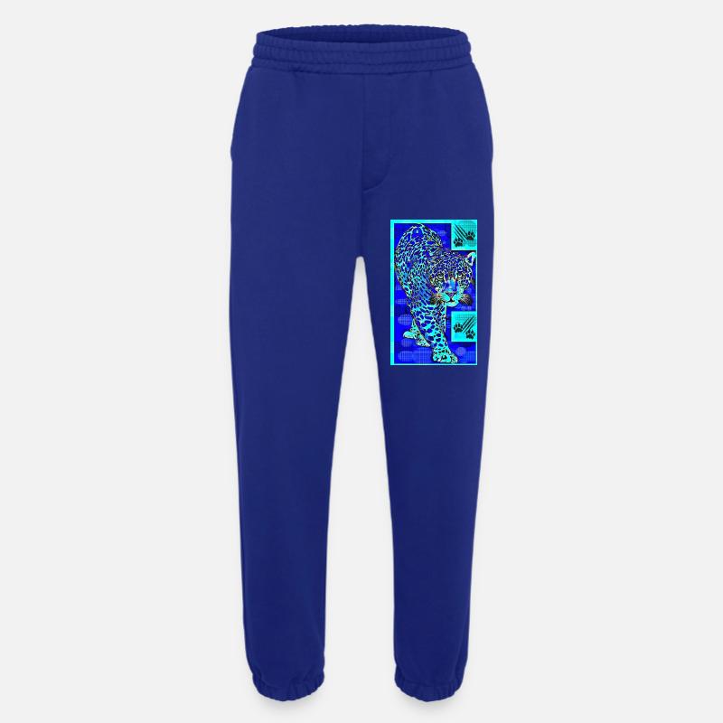 Der blaue Leopard - Heavyweight Jogginghose - made by SPREAD  - Iconic Blue