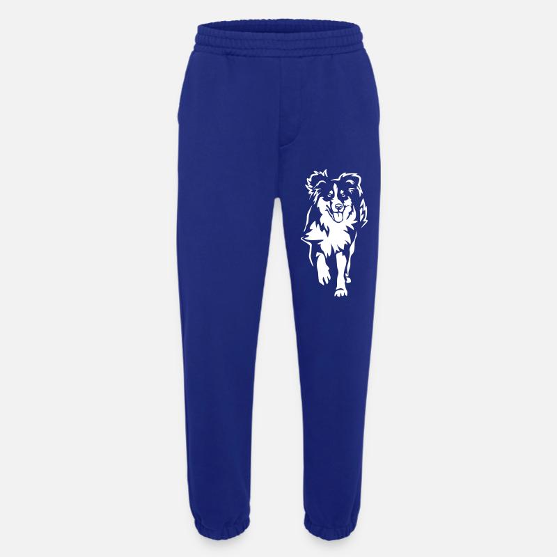 Australian Shepherd "Black Edition" - Heavyweight Jogging Pants - made by SPREAD  - Iconic Blue