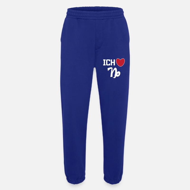 Steinbock Herz Statement Horoskop Sternzeichen - Heavyweight Jogginghose - made by SPREAD - Iconic Blue