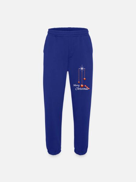 Weihnachtskugeln mit Bonbon - Heavyweight Jogginghose - made by SPREAD  - Iconic Blue