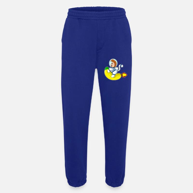 Monkey Banana Astronaute - Pantalon de jogging bio épais fabriqué en UE - Iconic Blue
