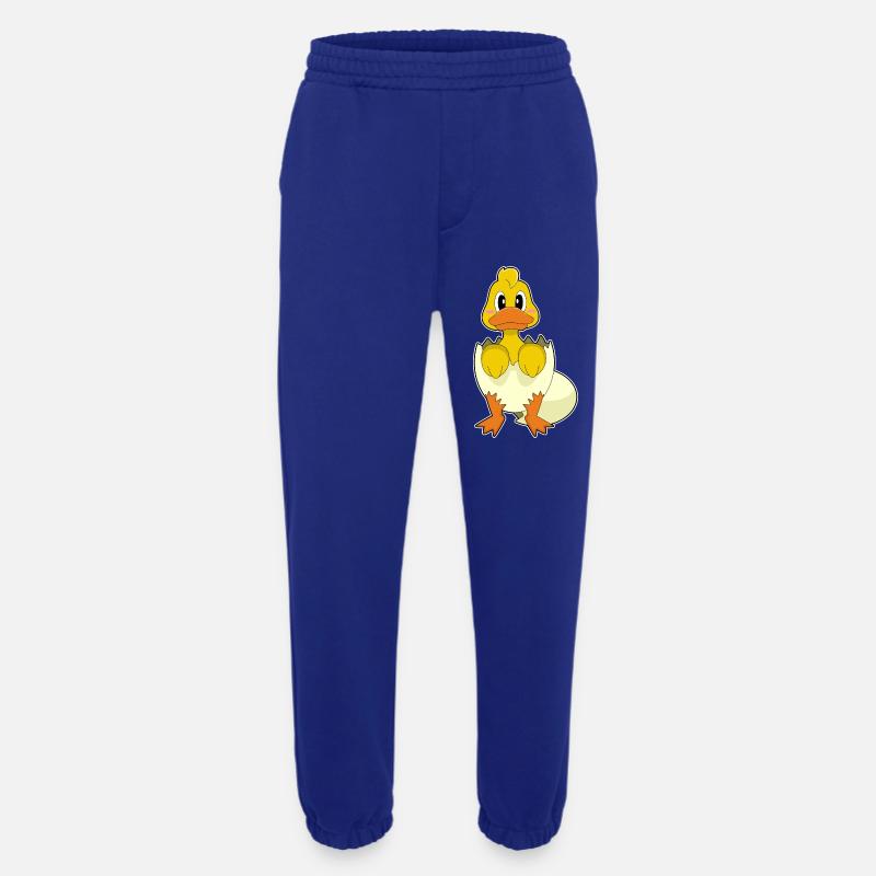 Duck Eggshell - Heavyweight Jogging Pants - made by SPREAD - Iconic Blue