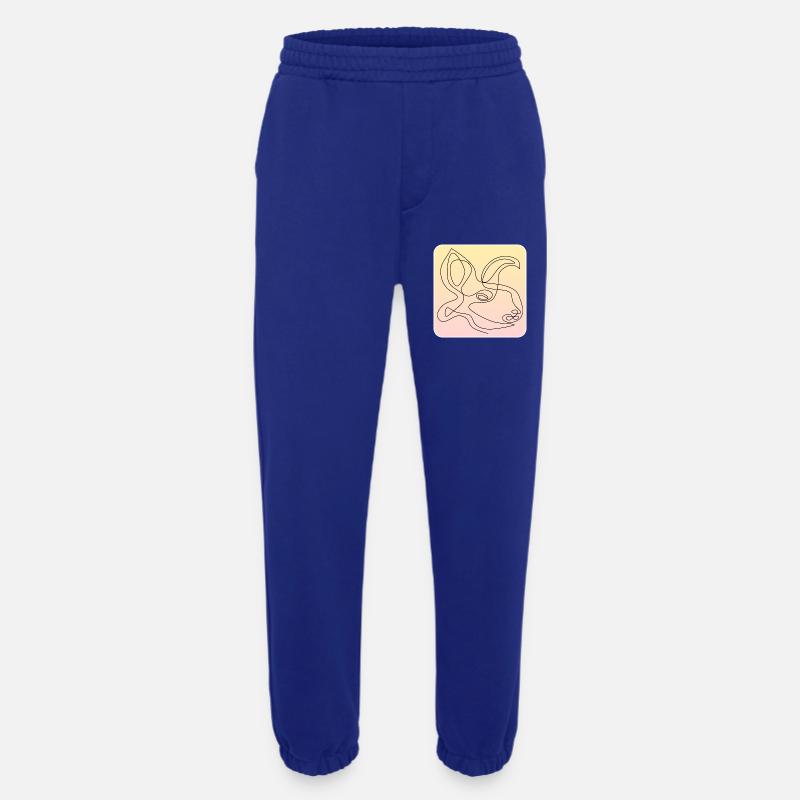 Hare - Heavyweight Jogging Pants - made by SPREAD  - Iconic Blue