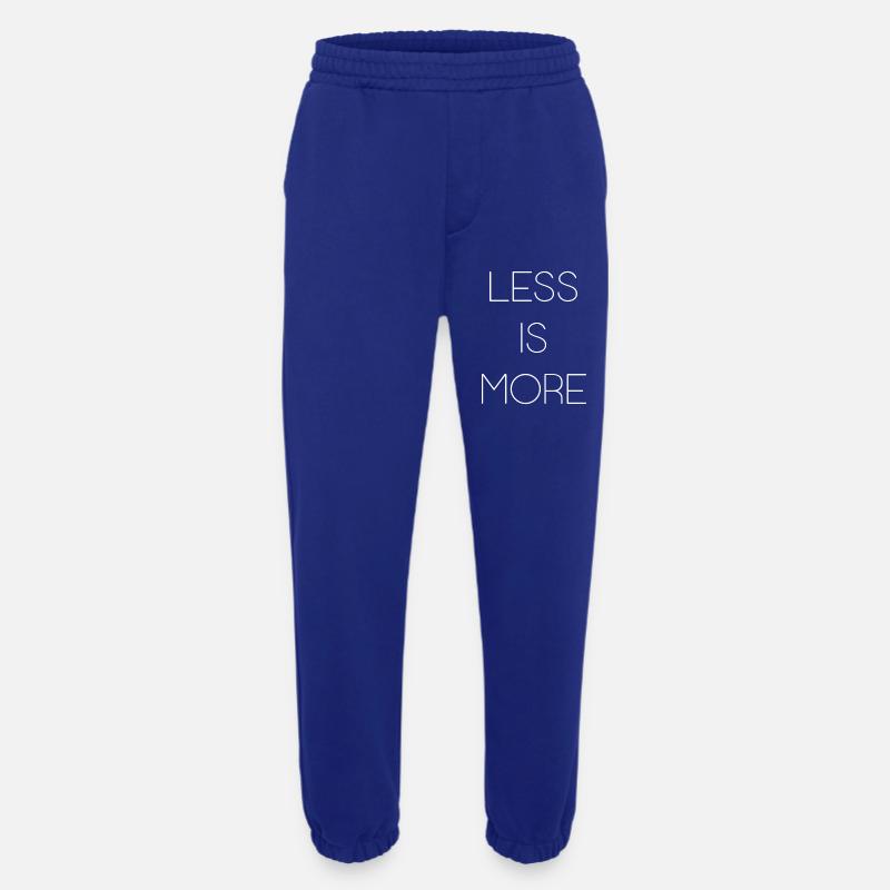 Less is More - Heavyweight Jogging Pants - made by SPREAD  - Iconic Blue