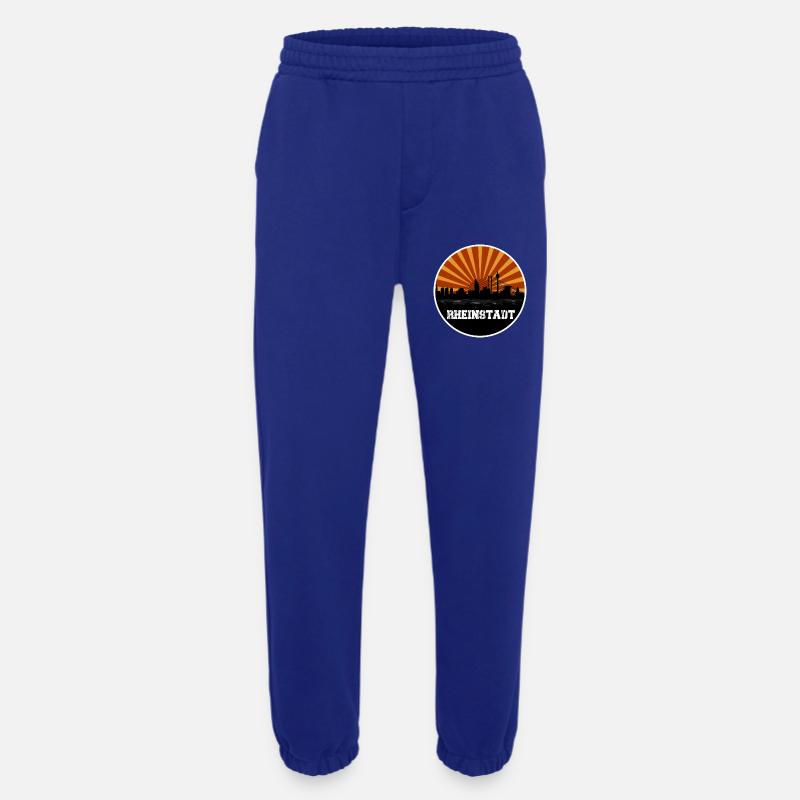 Rheinstadt Retro Skyline - Heavyweight Jogginghose - made by SPREAD  - Iconic Blue