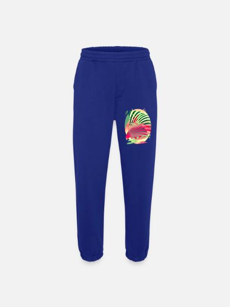 Sun Parrot Summer - Heavyweight Jogging Pants - made by SPREAD - Iconic Blue