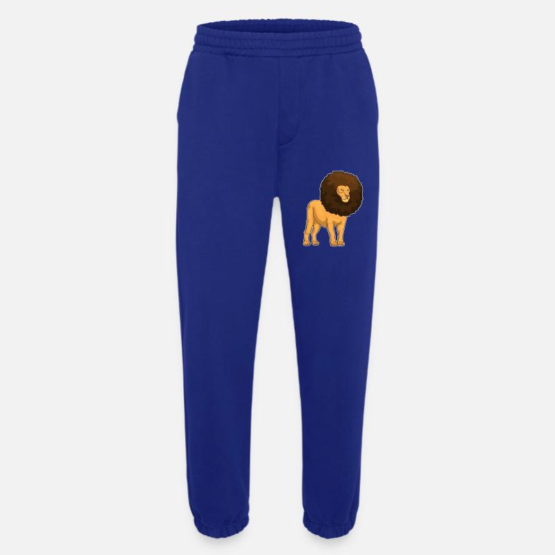 Löwe Afro Haare - Heavyweight Jogginghose - made by SPREAD  - Iconic Blue