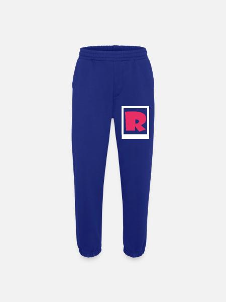 Simple pink gothic R - Heavyweight Jogging Pants - made by SPREAD - Iconic Blue