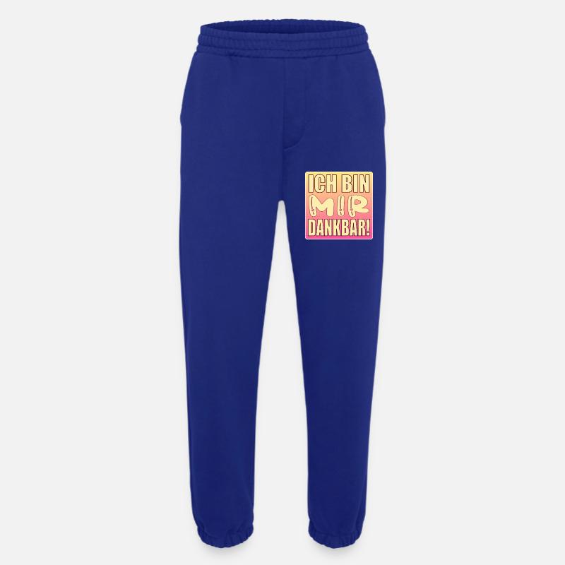 Ich bin mir dankbar - Selbstwert - Heavyweight Jogginghose - made by SPREAD - Iconic Blue