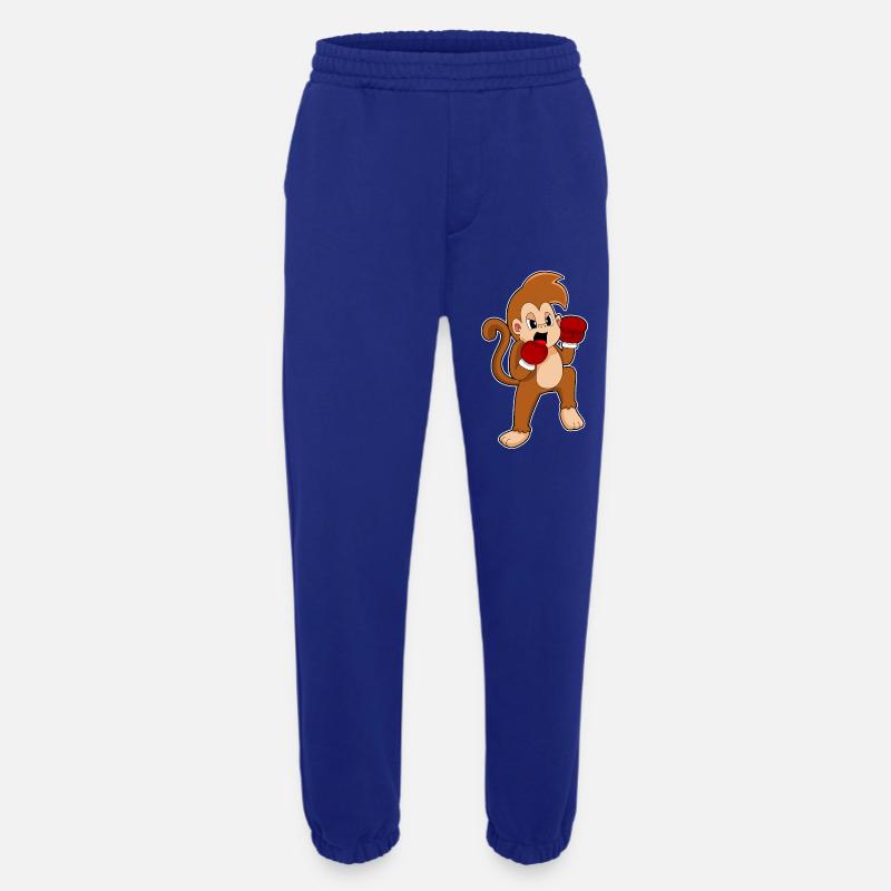 Affe Boxer Boxhandschuhe Boxen - Heavyweight Jogginghose - made by SPREAD  - Iconic Blue