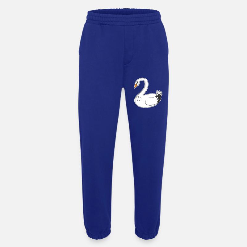 Swan - Heavyweight Jogging Pants - made by SPREAD  - Iconic Blue