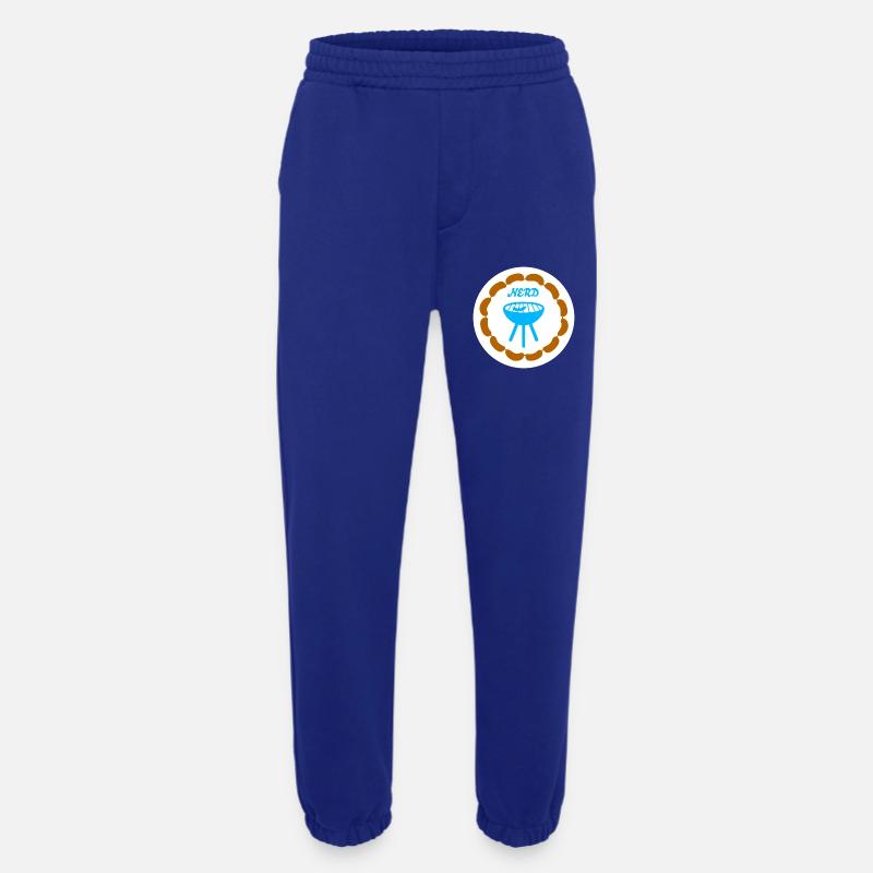 Wurstkette Grillen Nerd Camping Bratwurst Grill - Heavyweight Jogginghose - made by SPREAD  - Iconic Blue