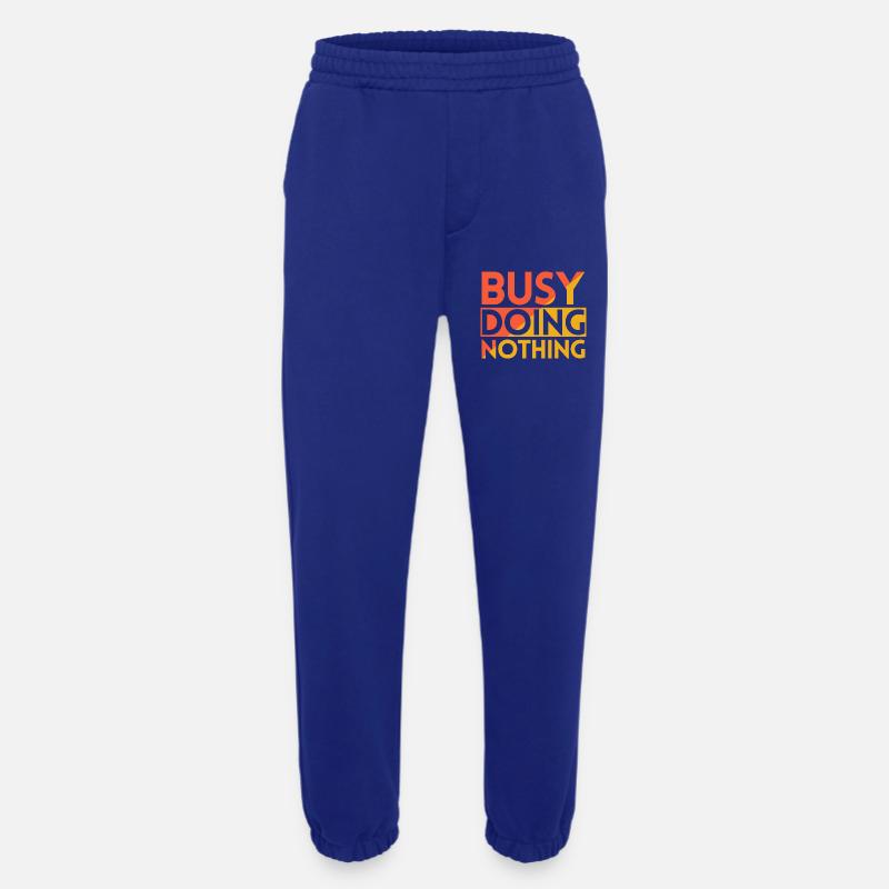 BESCHÄFTIGT MIT NICHTSTUN - Heavyweight Jogginghose - made by SPREAD  - Iconic Blue