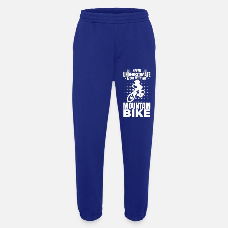 Mountainbiker Junge - Heavyweight Jogginghose - made by SPREAD  - Iconic Blue