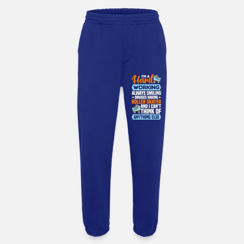 Rollschuh Design - Heavyweight Jogginghose - made by SPREAD  - Iconic Blue