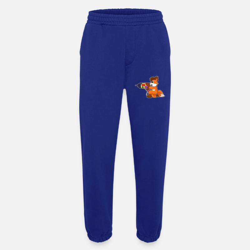 Fuchs Craftsman Drill - Pantalon de jogging bio épais fabriqué en UE - Iconic Blue
