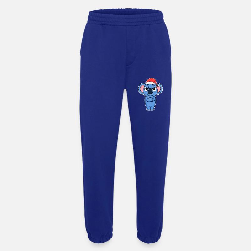 Noël Koala - Pantalon de jogging bio épais fabriqué en UE - Iconic Blue