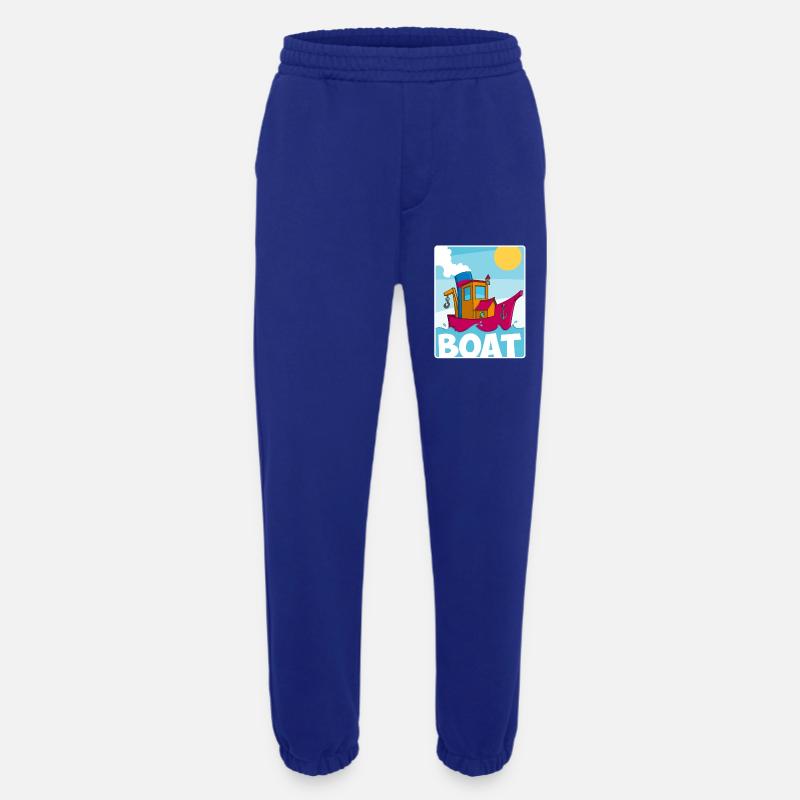 Buntes Bild eines lustigen Schleppers - Heavyweight Jogginghose - made by SPREAD  - Iconic Blue