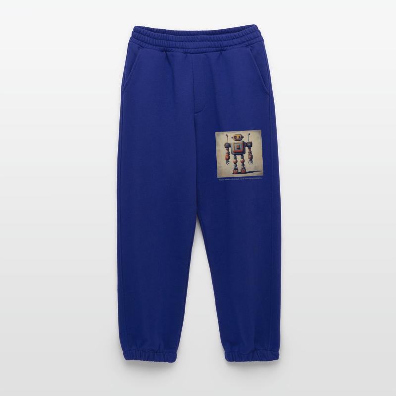 Saying Statement Robot Intelligence Retro Nerd Lo Heavyweight Jogging Pants - made by SPREAD 