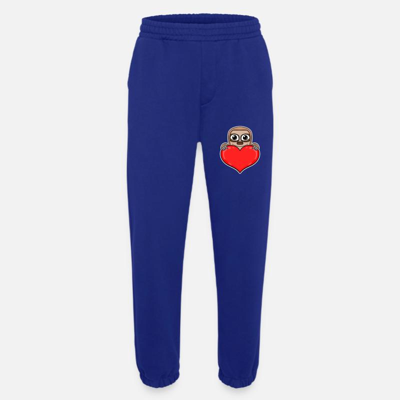Faultier Herz Romantisch - Heavyweight Jogginghose - made by SPREAD - Iconic Blue