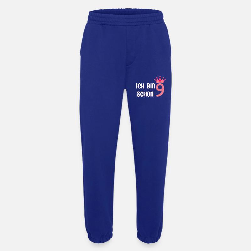 Ich bin schon 9 - Heavyweight Jogginghose - made by SPREAD  - Iconic Blue