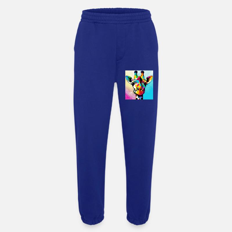 Giraffe Pop Art - Heavyweight Jogginghose - made by SPREAD  - Iconic Blue