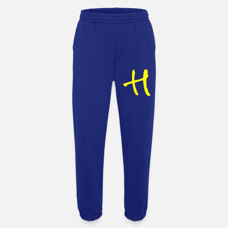 Buchstabe H - Heavyweight Jogginghose - made by SPREAD  - Iconic Blue