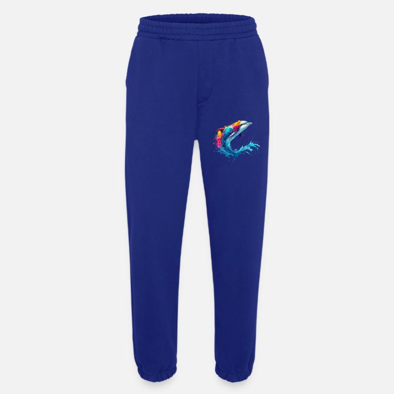 Delfin - Heavyweight Jogginghose - made by SPREAD  - Iconic Blue