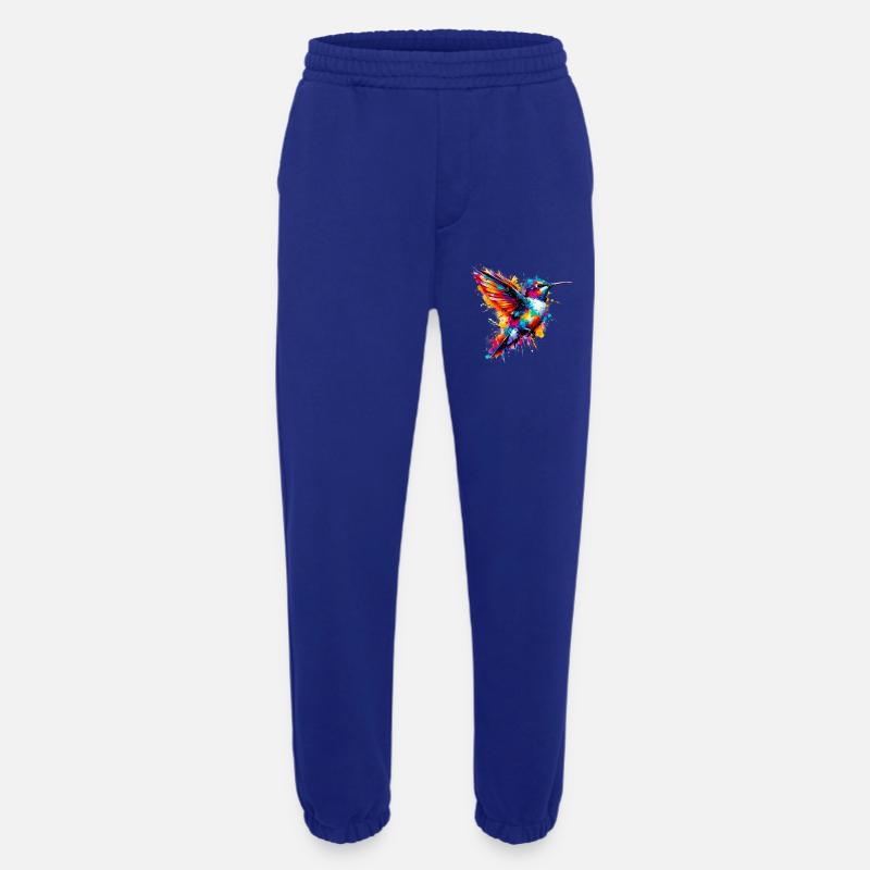 Hummingbird - Heavyweight Jogging Pants - made by SPREAD - Iconic Blue