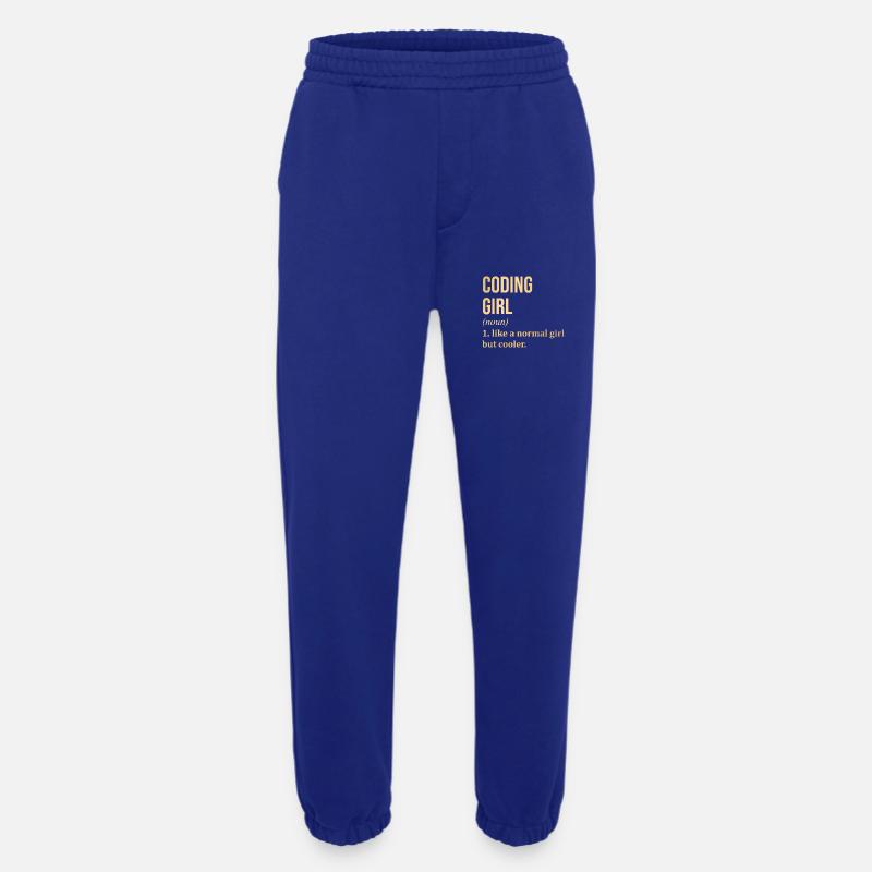Coding - Heavyweight Jogging Pants - made by SPREAD  - Iconic Blue