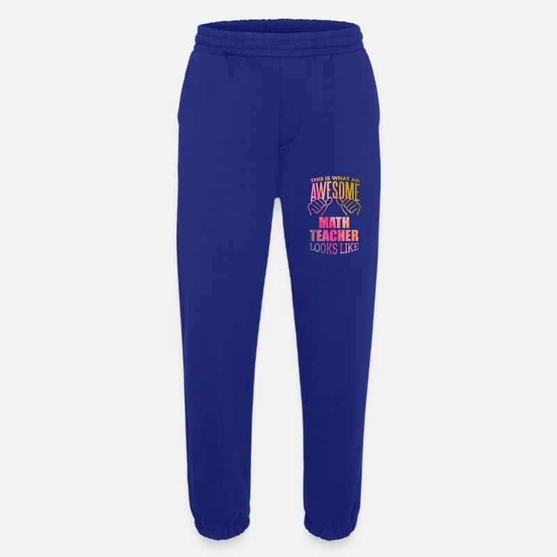 Math - Heavyweight Jogging Pants - made by SPREAD  - Iconic Blue