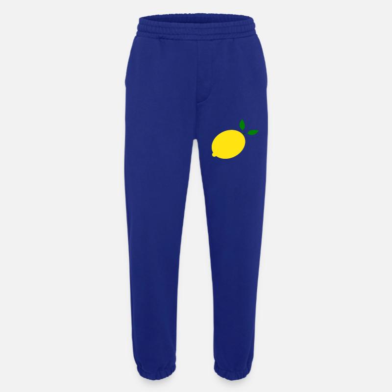 Zitrone Limone Limette - Heavyweight Jogginghose - made by SPREAD  - Iconic Blue