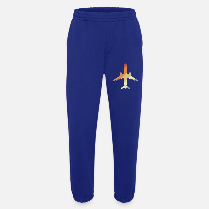 Flugzeug Retro - Heavyweight Jogginghose - made by SPREAD  - Iconic Blue