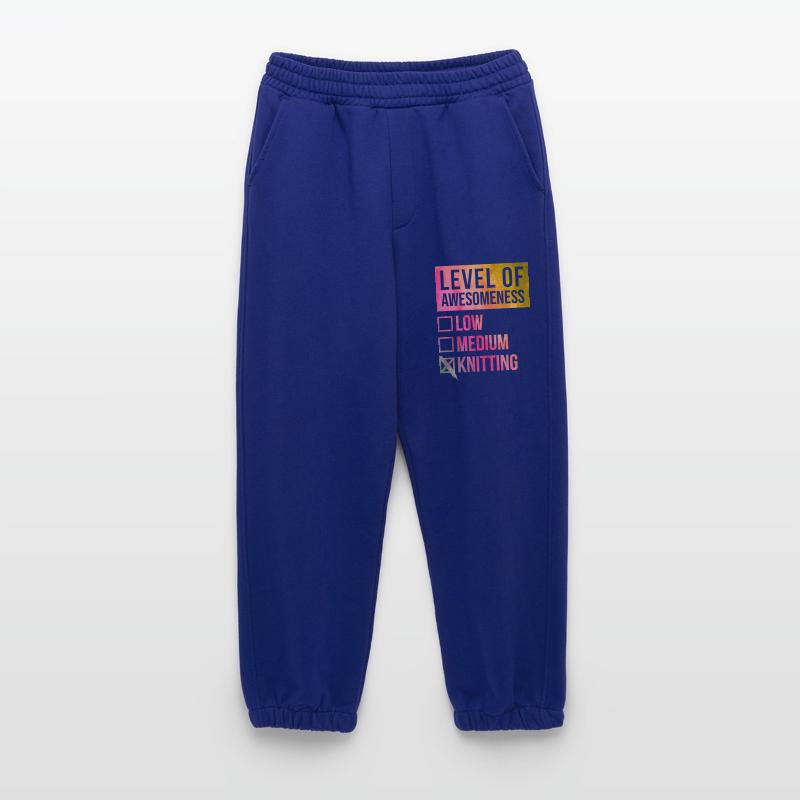 Knitting Heavyweight Jogging Pants - made by SPREAD 