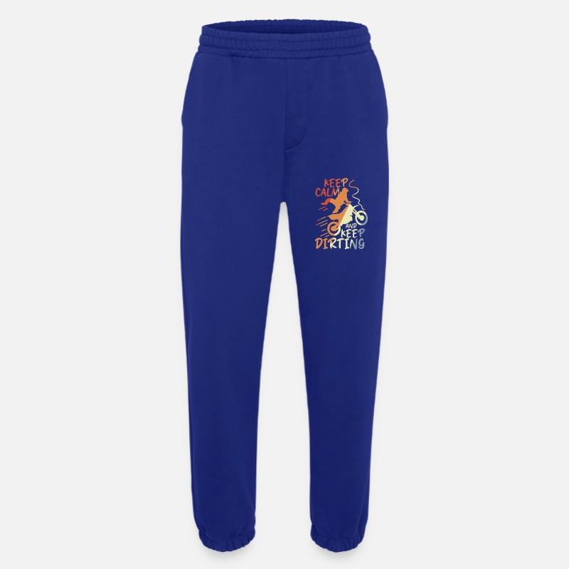 Keep Calm and Keep Dirting - Heavyweight Jogging Pants - made by SPREAD  - Iconic Blue
