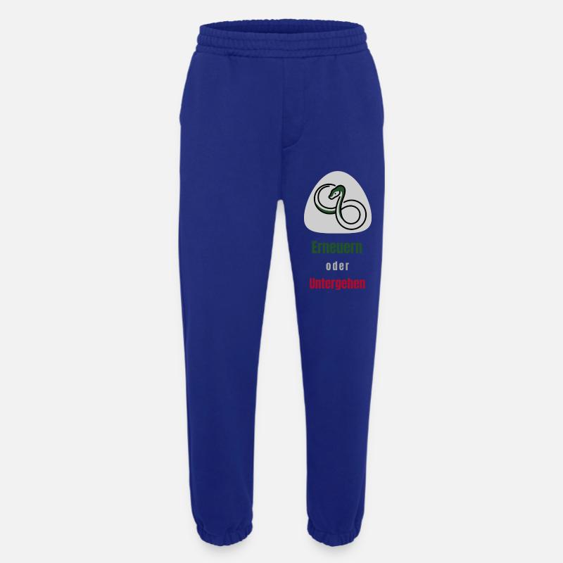 Erneuern oder Untergehen - Heavyweight Jogginghose - made by SPREAD  - Iconic Blue