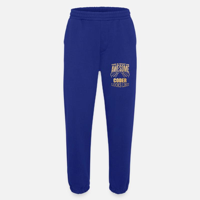 Coding Coding Coding - Heavyweight Jogging Pants - made by SPREAD  - Iconic Blue