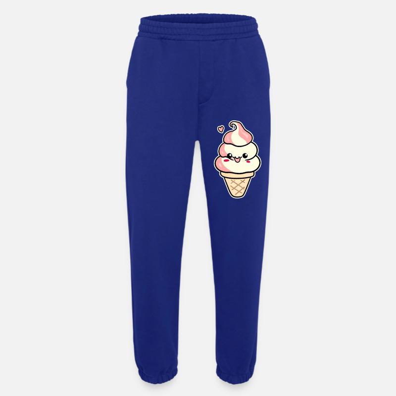 Cartoon Eiscreme - Heavyweight Jogginghose - made by SPREAD  - Iconic Blue