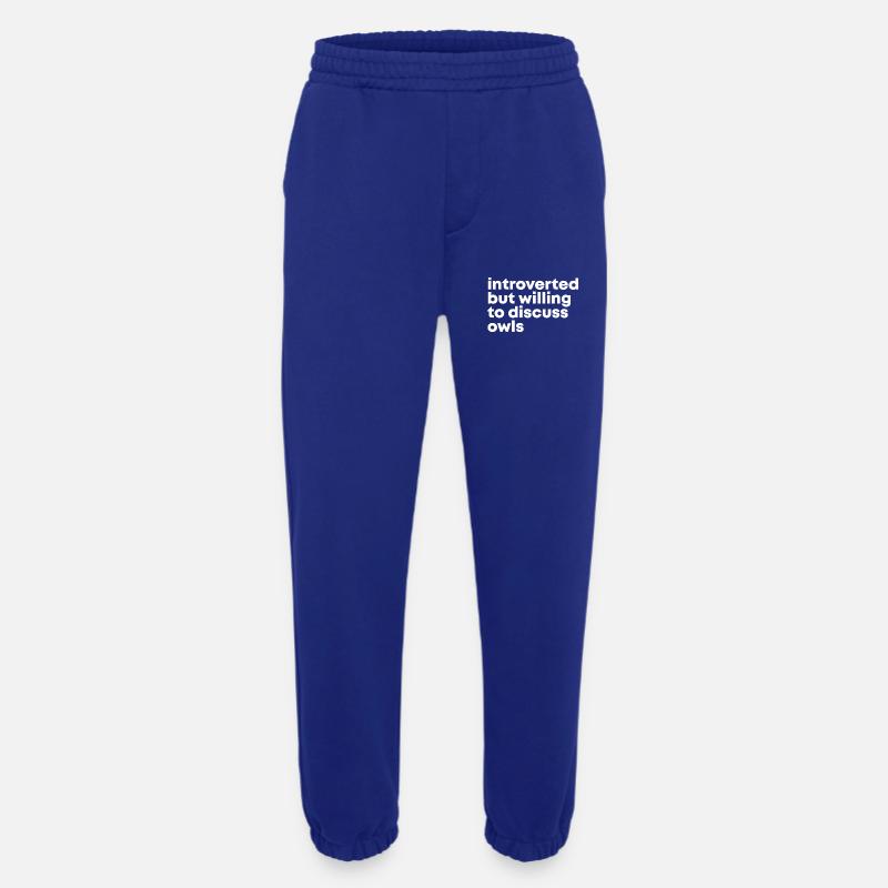 Eule - Heavyweight Jogginghose - made by SPREAD  - Iconic Blue