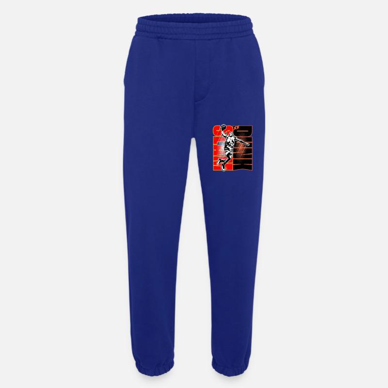 Pow Dunk Neon Arena - Heavyweight Jogging Pants - made by SPREAD  - Iconic Blue