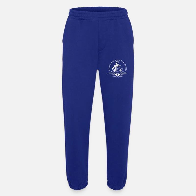 Ruderer Zeichnung - Heavyweight Jogginghose - made by SPREAD - Iconic Blue
