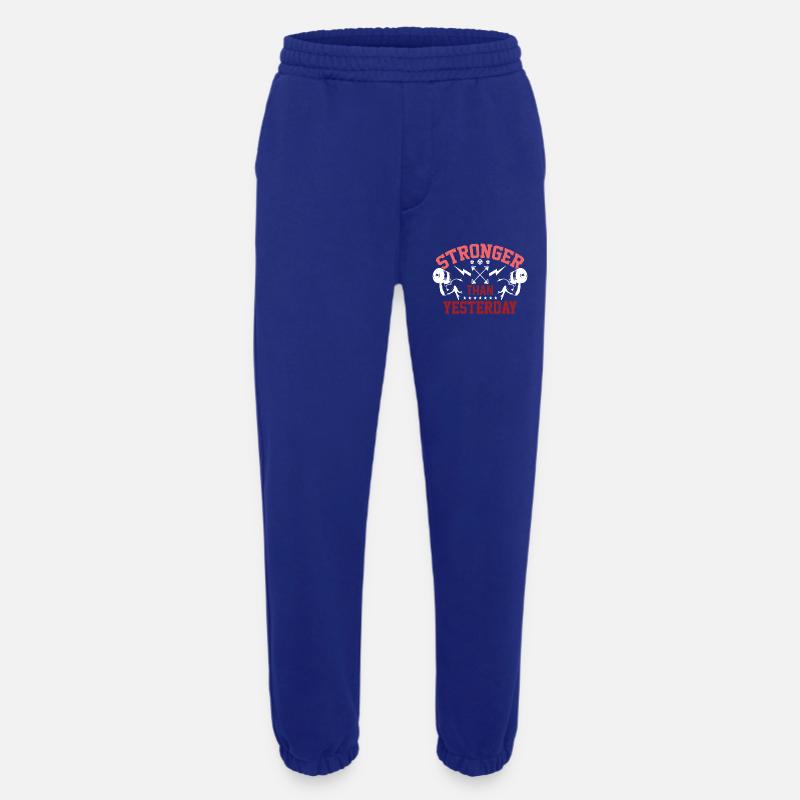 Stärker als gestern - Heavyweight Jogginghose - made by SPREAD  - Iconic Blue