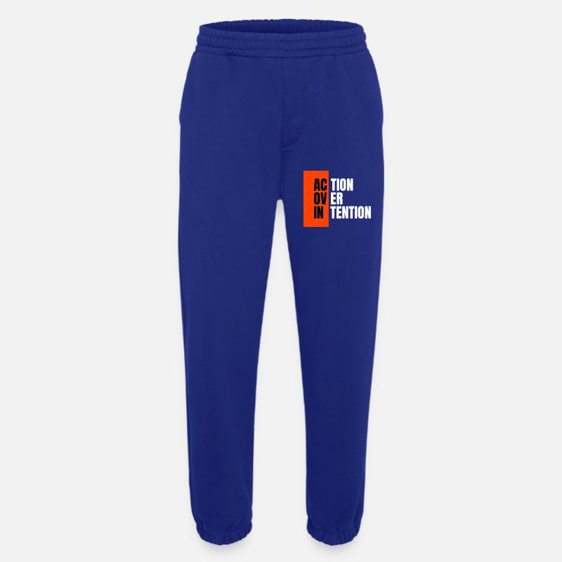 Action over intention. - Heavyweight Jogginghose - made by SPREAD  - Iconic Blue
